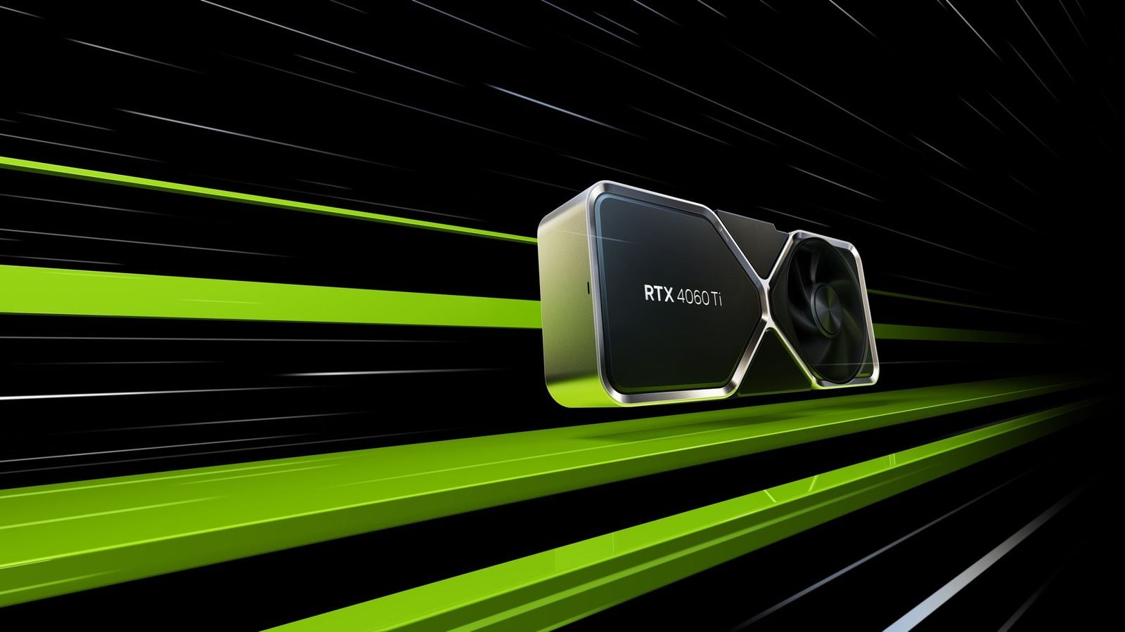 Grafická karta GeForce RTX 4060 Ti, oficiální produktová fotka