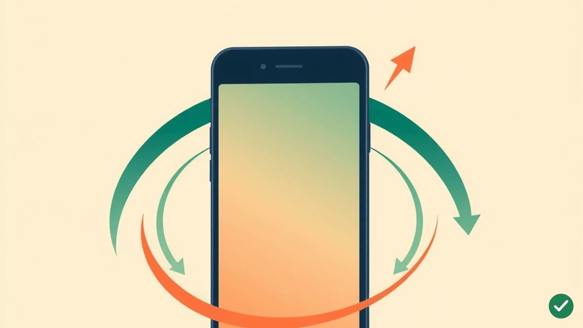 Silueta smartphonu obklopená jemnými čarami naznačujícími rychlost a přenos dat