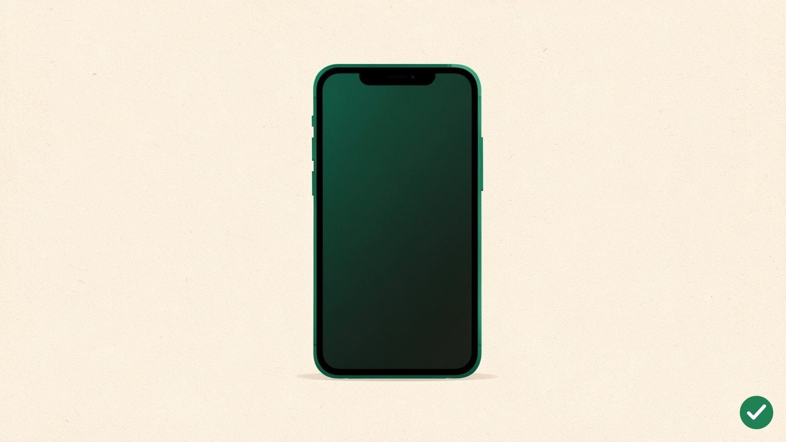 Ilustrace smartphonu zepředu s tenkými rámečky