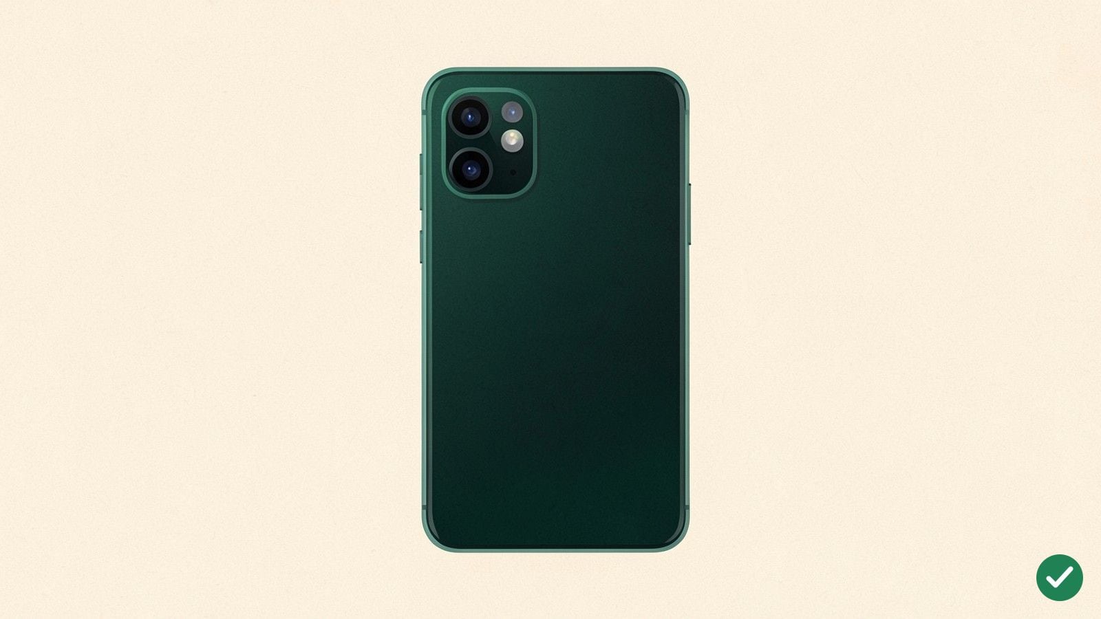 Ilustrace smartphonu zezadu se třemi fotoaparáty v řadě