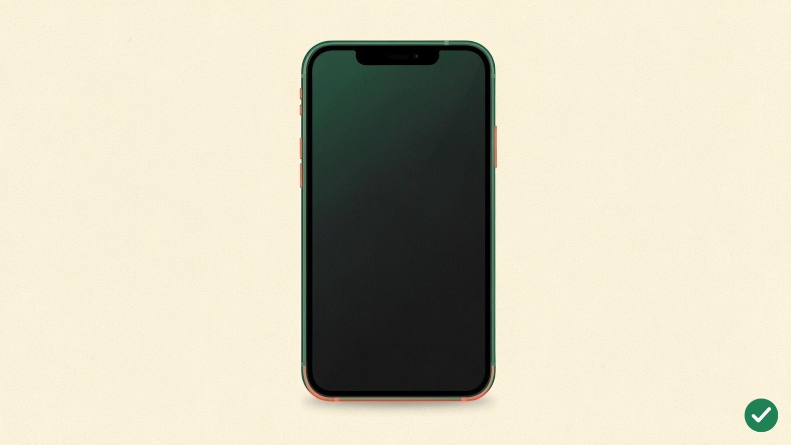Ilustrace smartphonu zepředu s tenkými rámečky displeje