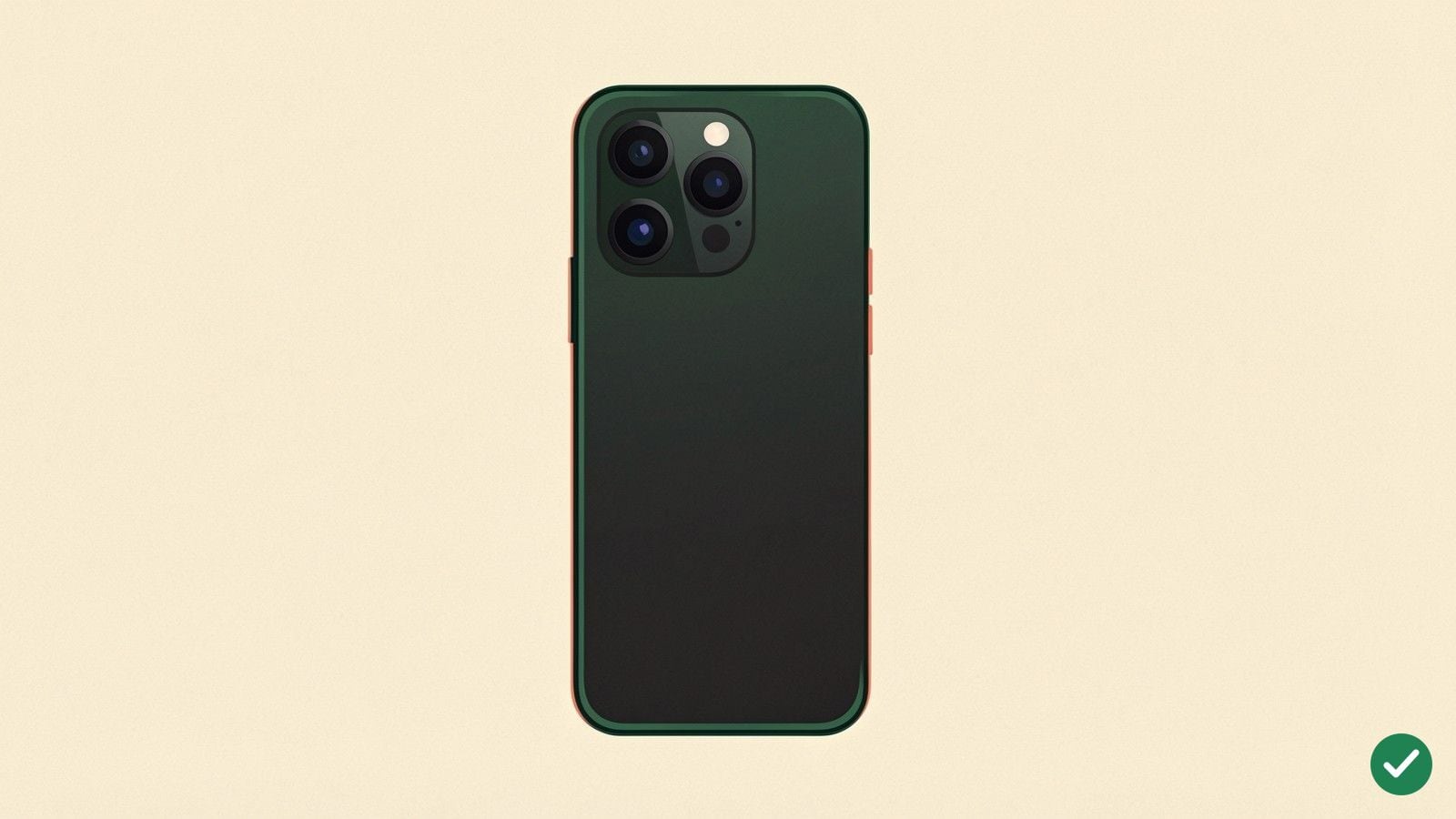 Ilustrace smartphonu zezadu se třemi kulatými objektivy pod sebou