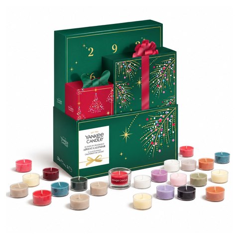 YANKEE CANDLE Adventní kalendář 24× 9,8 g