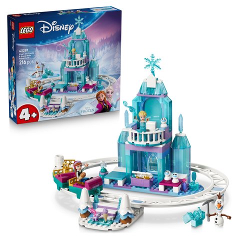 LEGO Disney Princess Elsin ledový palác a jízda na sněhu 43281
